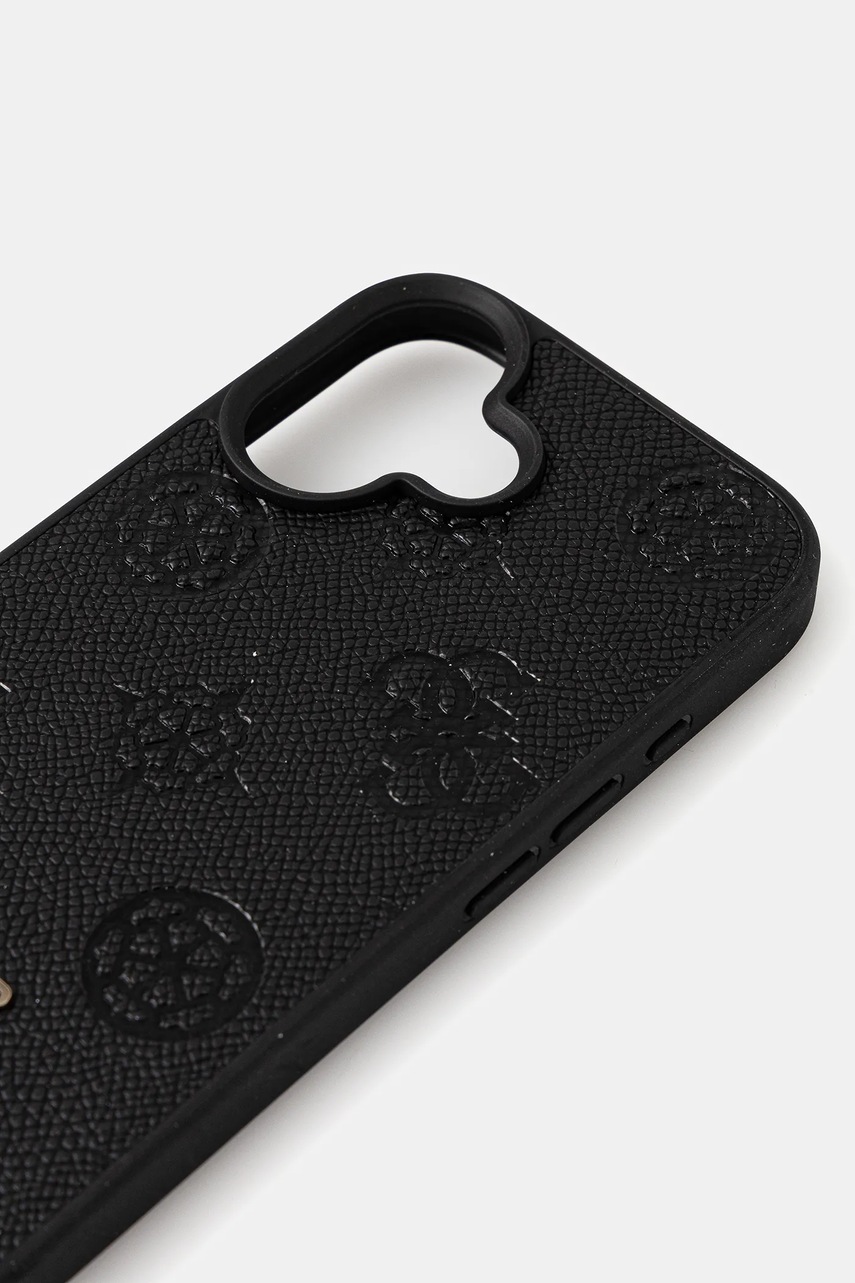 Чехол на телефон Guess iPhone 16 цвет чёрный GUHMP16SPGBTMK