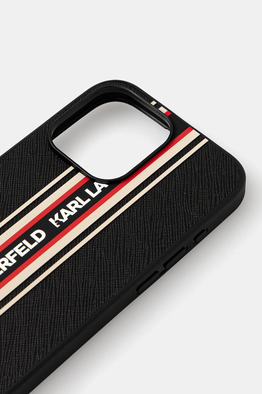 Чехол на телефон Karl Lagerfeld iPhone 15 Pro Max цвет чёрный KLHCP15XPAMSCNSR