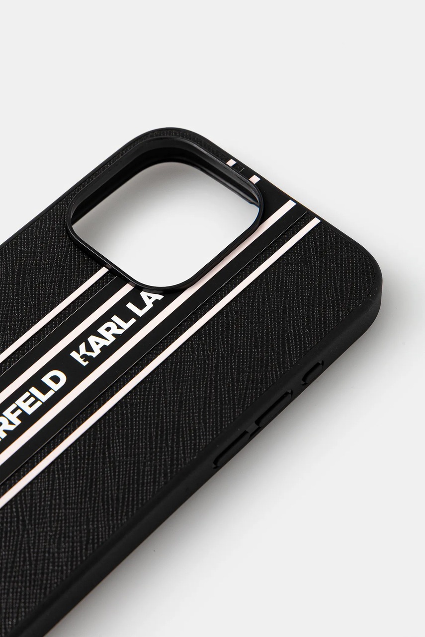 Чехол на телефон Karl Lagerfeld iPhone 15 Pro Max цвет чёрный KLHCP15XPAMSCNSP