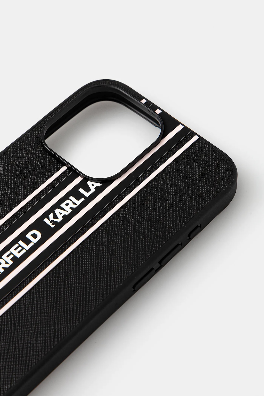 Чехол на телефон Karl Lagerfeld iPhone 15 Pro Max цвет чёрный KLHCP15XPAMSCNSP Чехол на телефон Karl Lagerfeld iPhone 15 Pro Max цвет чёрный KLHCP15XPAMSCNSP