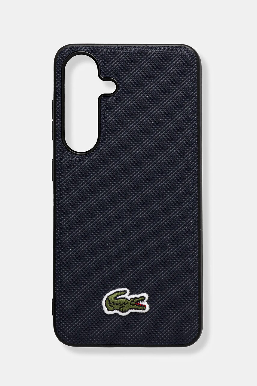 Levně Obal na telefon Lacoste Samsung Galaxy S25 tmavomodrá barva, LCHMS25SPVCV