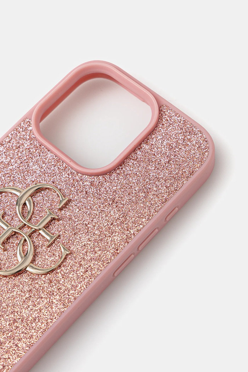 Чехол на телефон Guess iPhone 16 Pro цвет розовый GUHCP16LHG4SGP