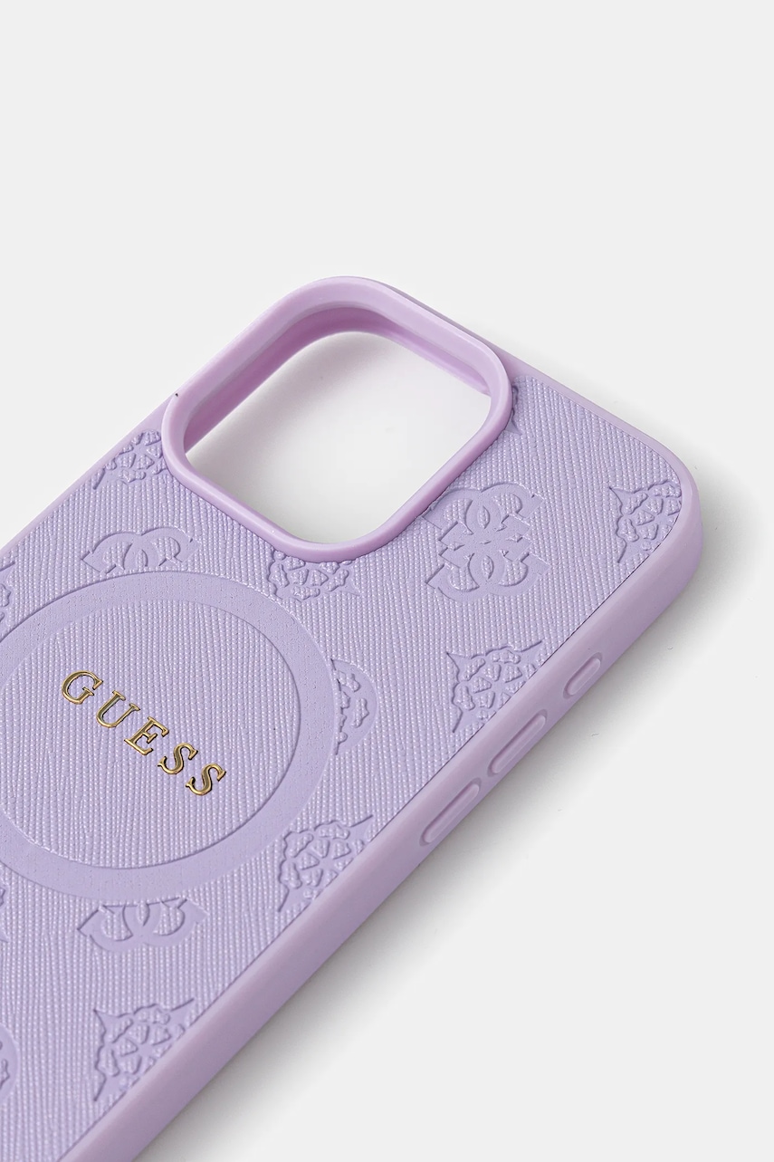Чехол на телефон Guess iPhone 16 Pro Max цвет фиолетовый GUHMP16XPSAPSMEU Чехол на телефон Guess iPhone 16 Pro Max цвет фиолетовый GUHMP16XPSAPSMEU