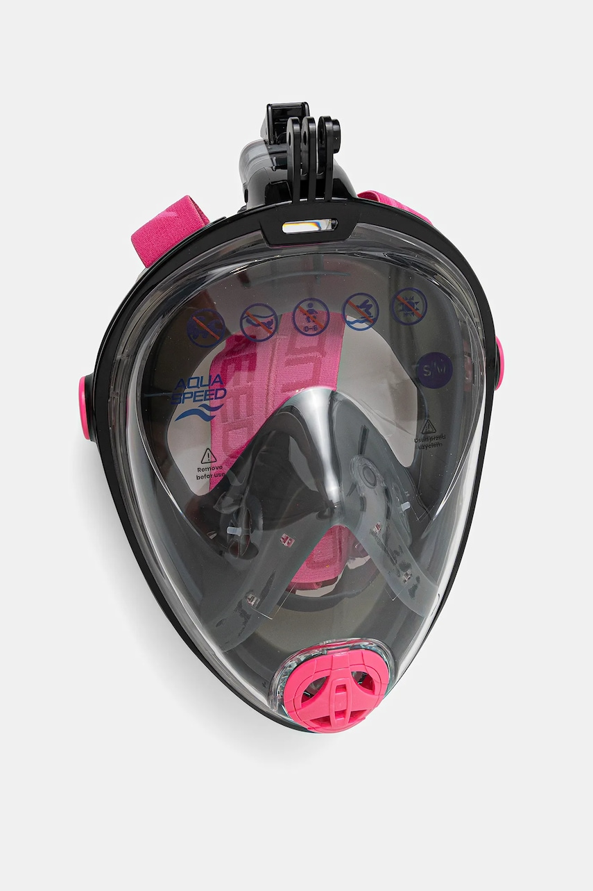 Aqua Speed mască de scufundare culoarea roz, SPECTRA
