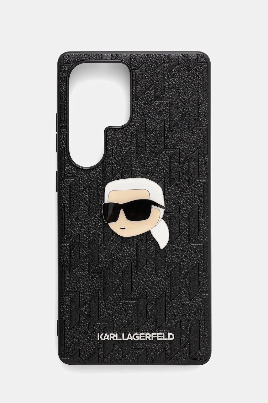 Levně Obal na telefon Karl Lagerfeld Samsung Galaxy S25 Ultra černá barva, KLHCS25LPGKLKIPK