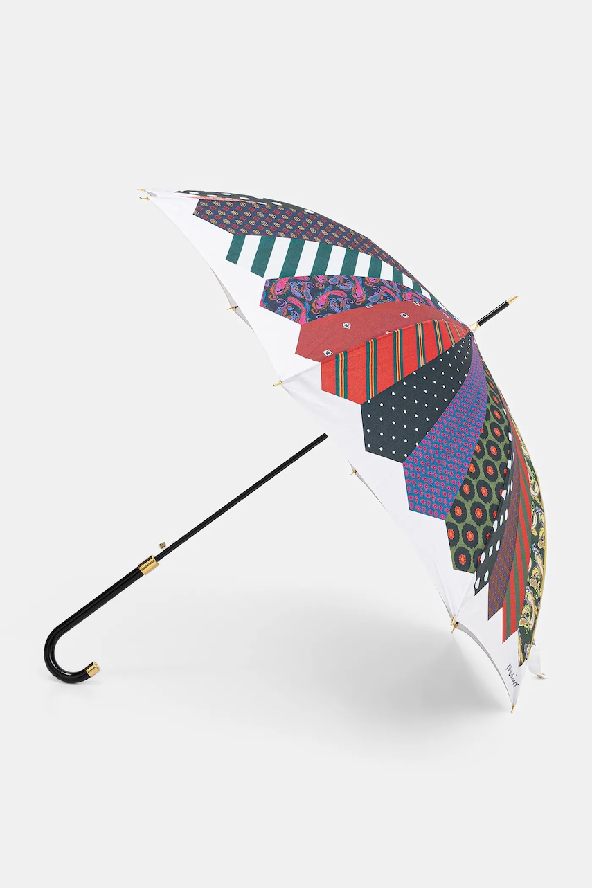 Moschino umbrelă culoarea alb, 8961