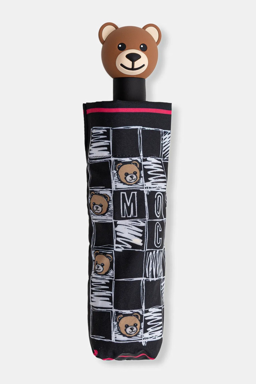 Зонтик Moschino цвет чёрный 8620 Зонтик Moschino цвет чёрный 8620