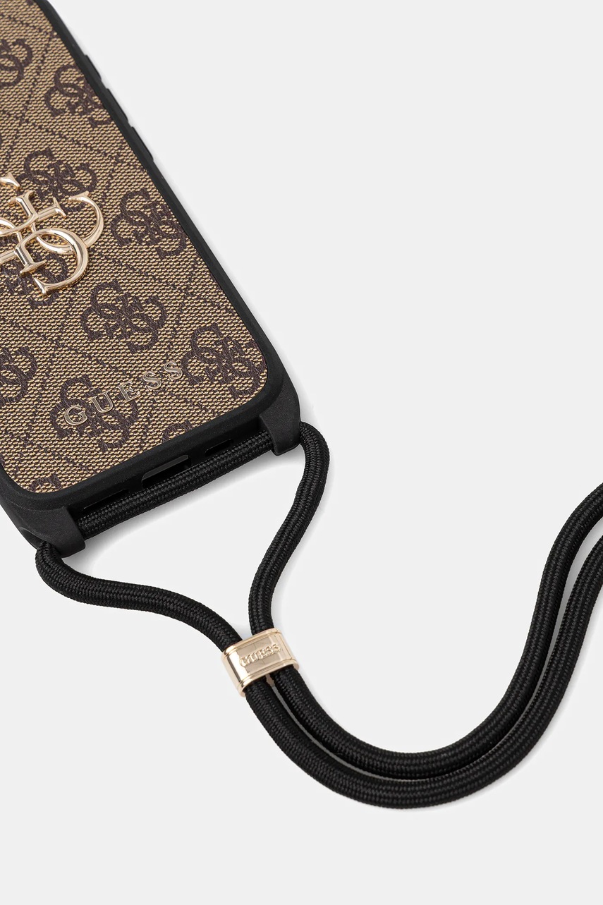 Чехол на телефон Guess iPhone 16 Pro цвет коричневый GUHCP16LP4GMGCRW