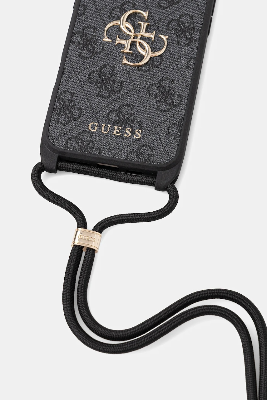 Чехол на телефон Guess iPhone 16 Pro Max цвет чёрный GUHCP16XP4GMGCRK Чехол на телефон Guess iPhone 16 Pro Max цвет чёрный GUHCP16XP4GMGCRK
