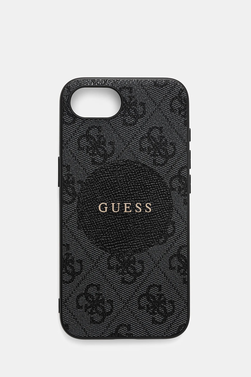 Levně Obal na telefon Guess iPhone 16e černá barva, GUHMPSE4P4PGRSGK