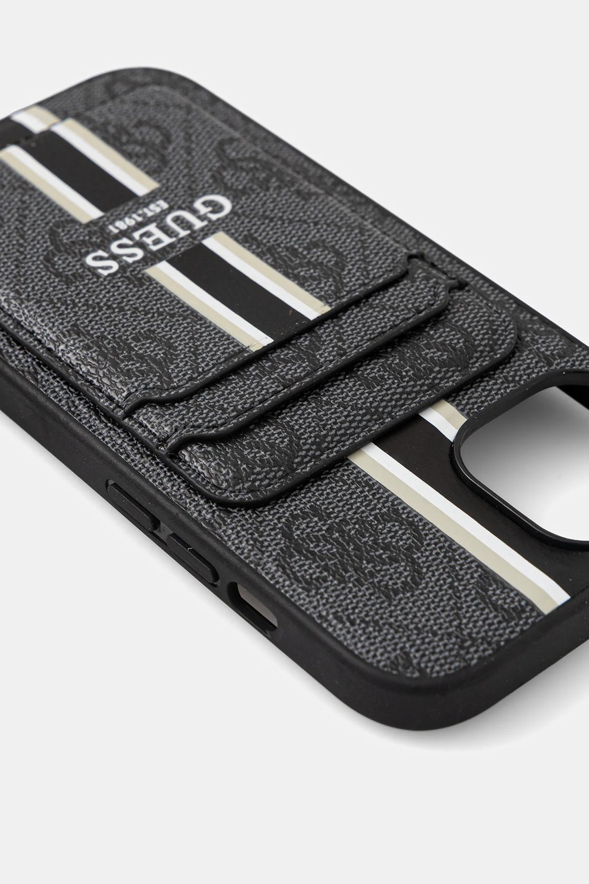 Чехол на телефон Guess iPhone 15 цвет чёрный GUBPHCP15SP4RPSK