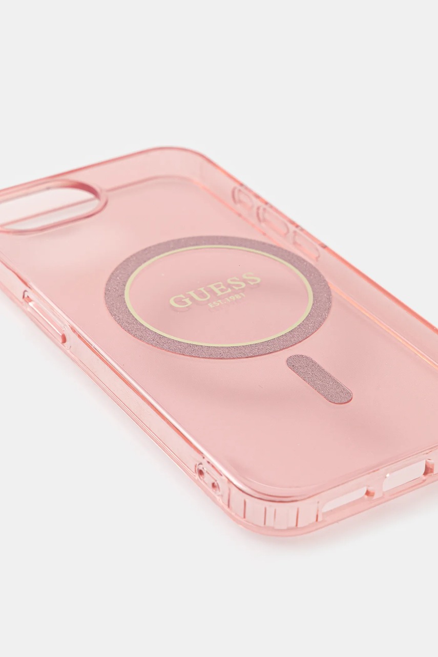 Чехол на телефон Guess iPhone 16e цвет розовый GUHMPSE4HFGEREP