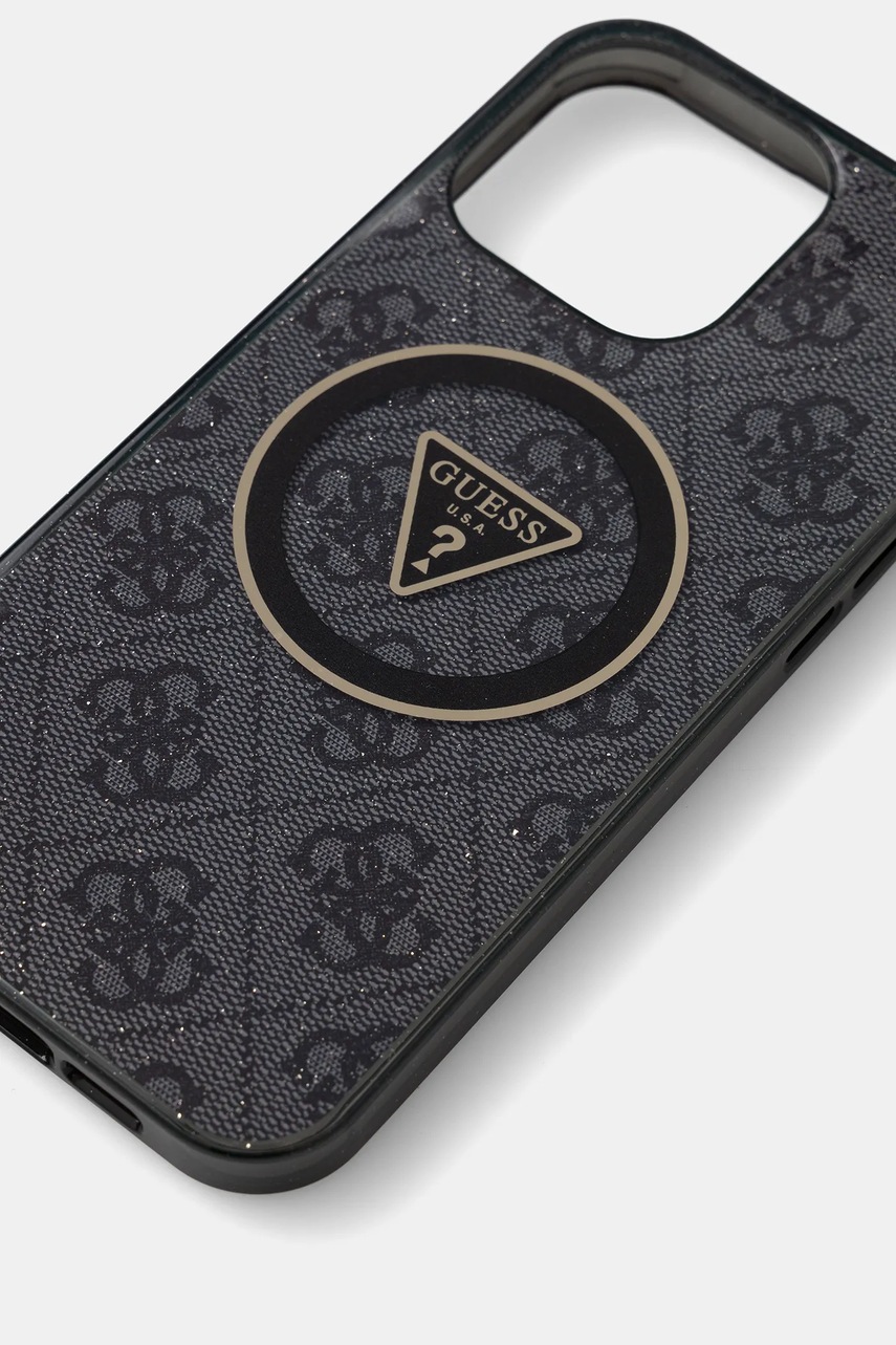 Чехол на телефон Guess iPhone 16 Pro Max цвет чёрный GUHMP16XHG4PRTGK