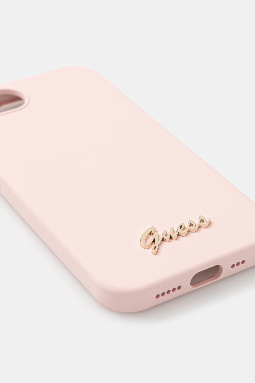 Чехол на телефон Guess iPhone 16e цвет розовый GUHMPSE4SMBSLP