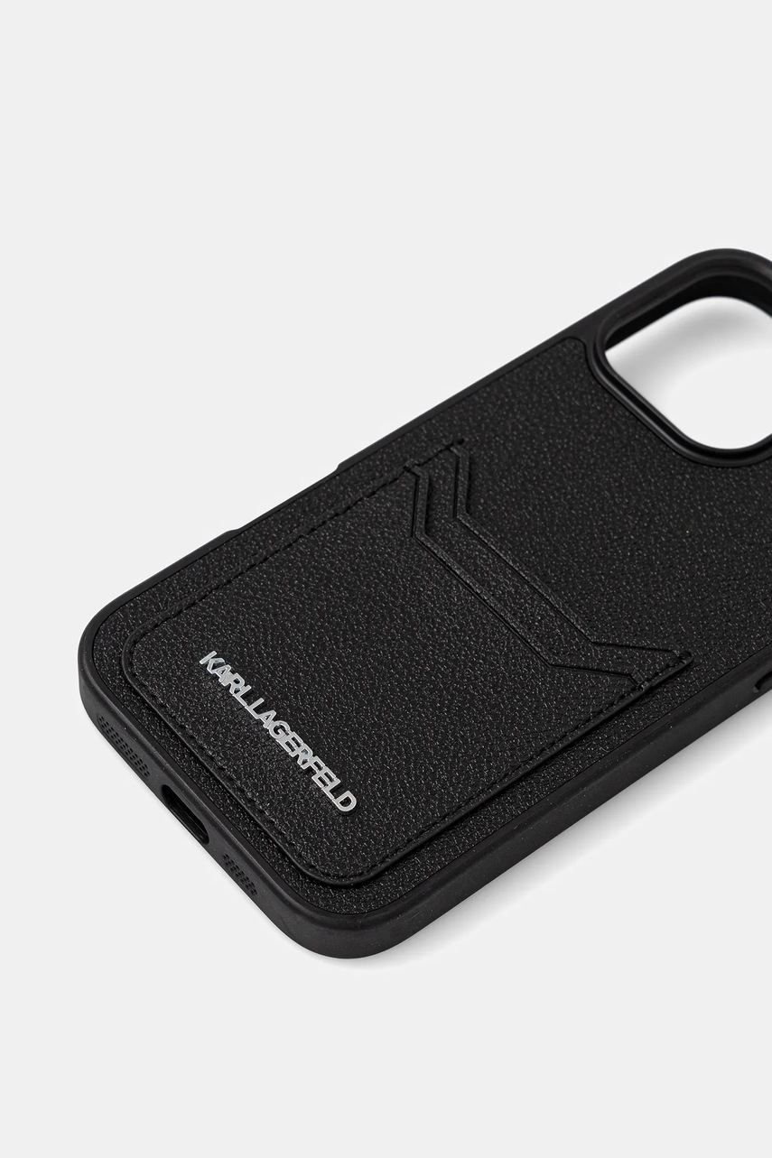 Чехол на телефон Karl Lagerfeld iPhone 16 Pro Max цвет чёрный KLHCP16XPKHPORPK