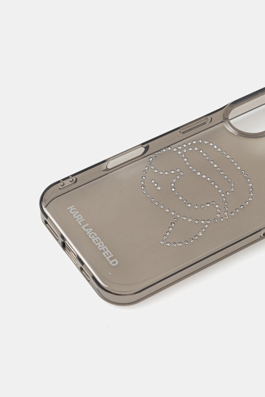 Чехол на телефон Karl Lagerfeld iPhone 16 цвет прозрачный KLHCP16SHKHDCELK
