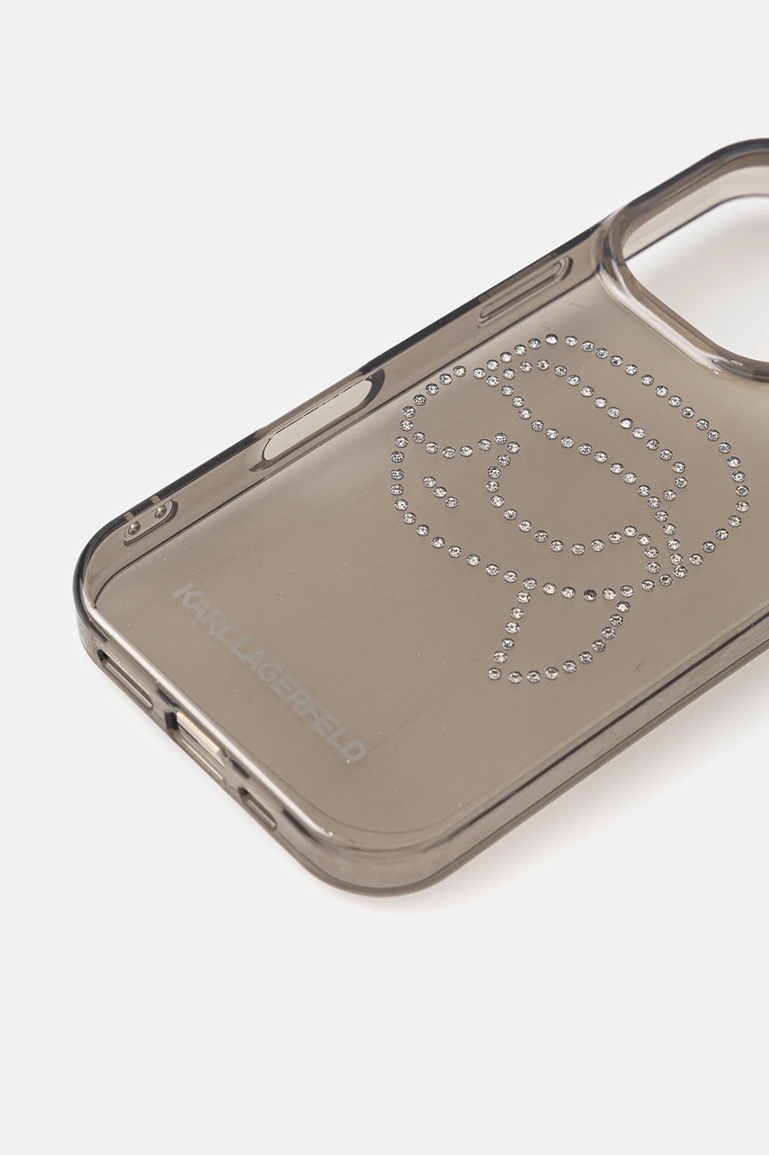 Чехол на телефон Karl Lagerfeld iPhone 16 Pro цвет прозрачный KLHCP16LHKHDCELK