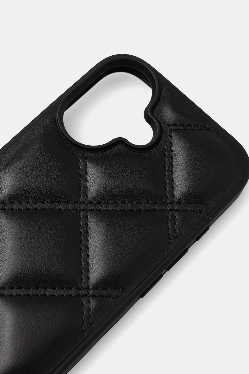 Чехол на телефон Karl Lagerfeld iPhone 16 цвет чёрный KLHCP16SPSQSKLSMSK