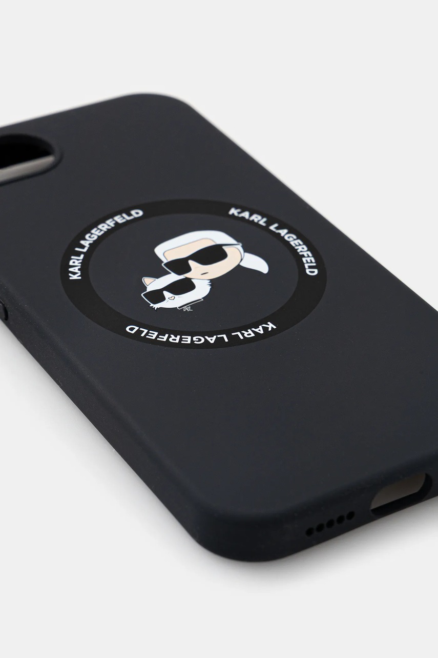 Чехол на телефон Karl Lagerfeld iPhone 16e цвет чёрный KLHMPSE4SKCHTCK
