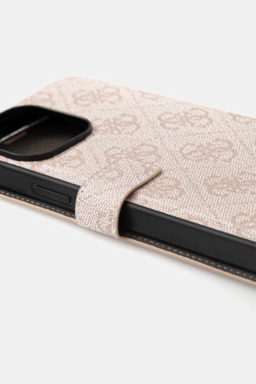 Чехол на телефон Guess iPhone 15 Pro Max 6.7" цвет розовый GUBKP15X4GMGPI