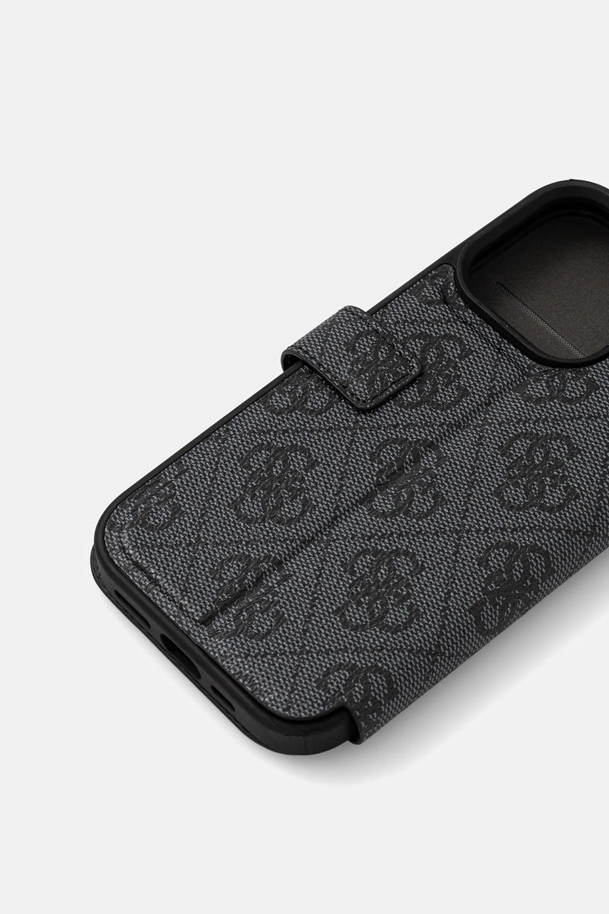 Чехол на телефон Guess iPhone 16 Pro 6.3" цвет чёрный GUBKP16L4GMGGR