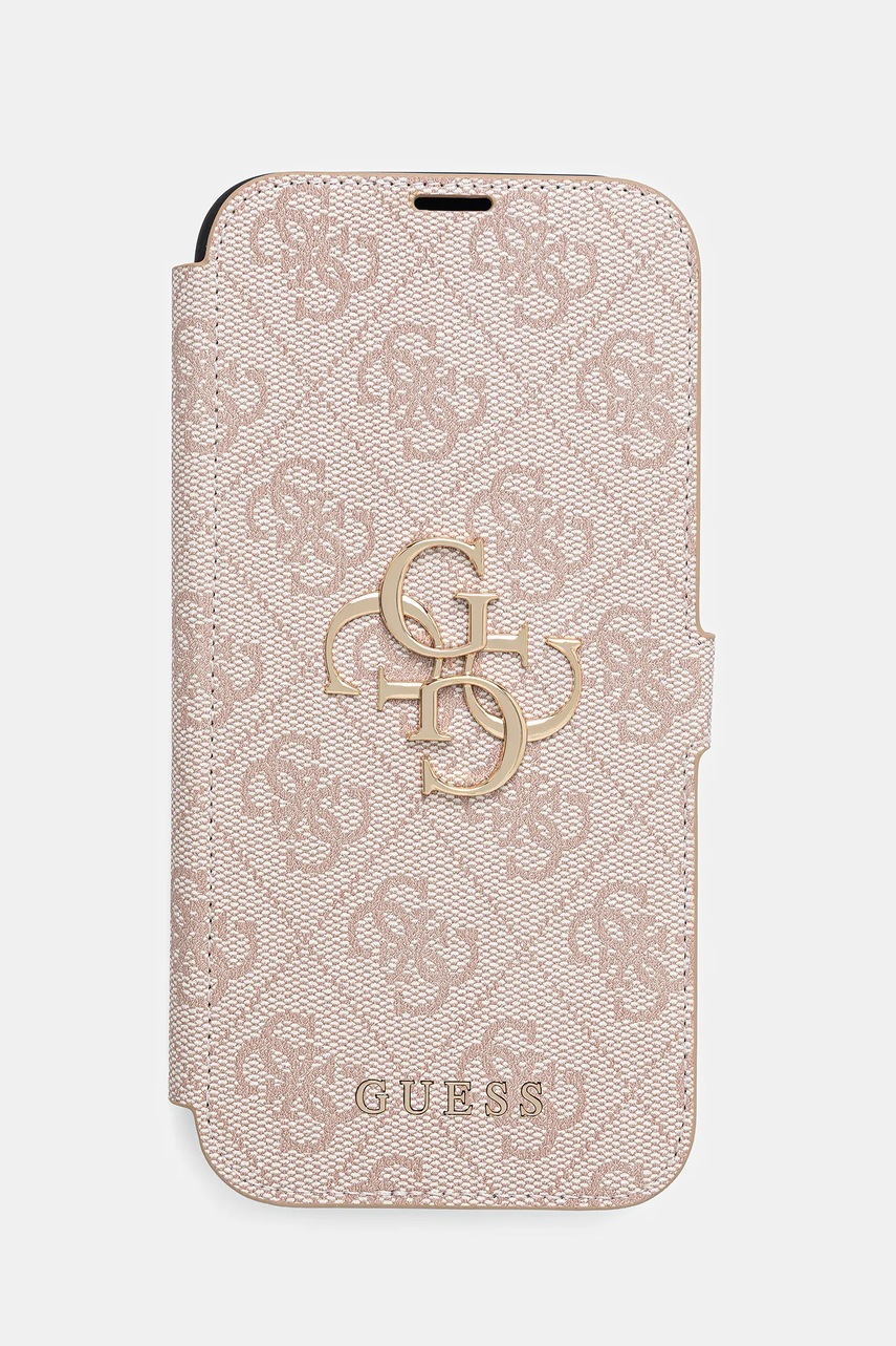 Levně Obal na telefon Guess iPhone 16 Pro Max 6.9" růžová barva, GUBKP16X4GMGPI