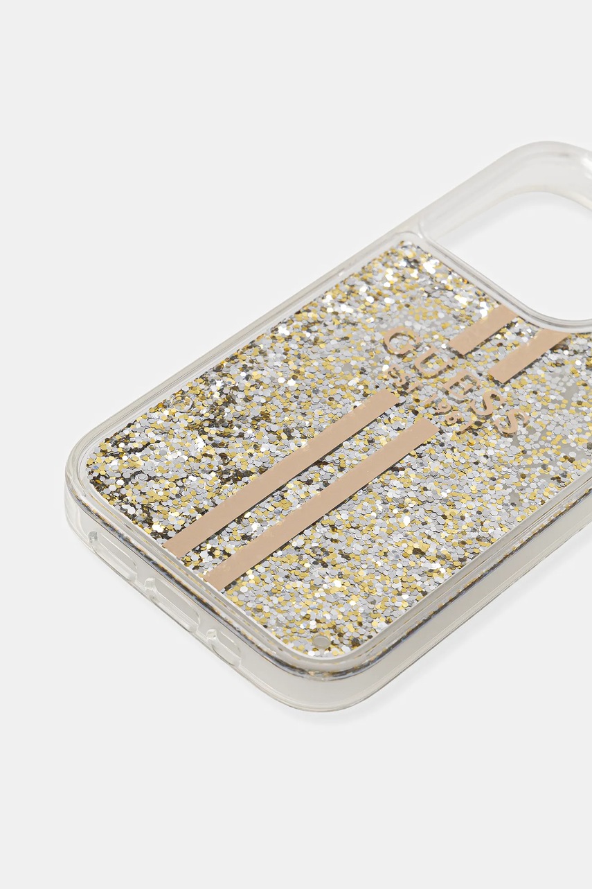 Чехол на телефон Guess iPhone 15 Pro 6.1" цвет прозрачный GUHCP15LLFCSEGT