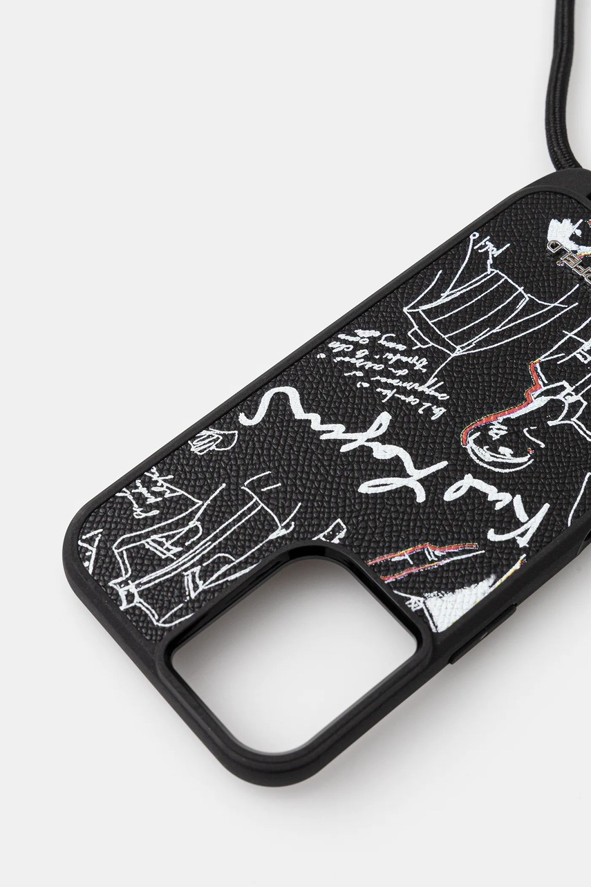 Чехол на телефон Karl Lagerfeld iPhone 16 цвет чёрный KLHCP16SPGGRMPCK