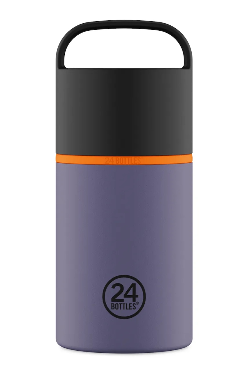 Levně Termoláhev 24bottles Spin 480ml Dusk fialová barva, Spin.480.Dusk