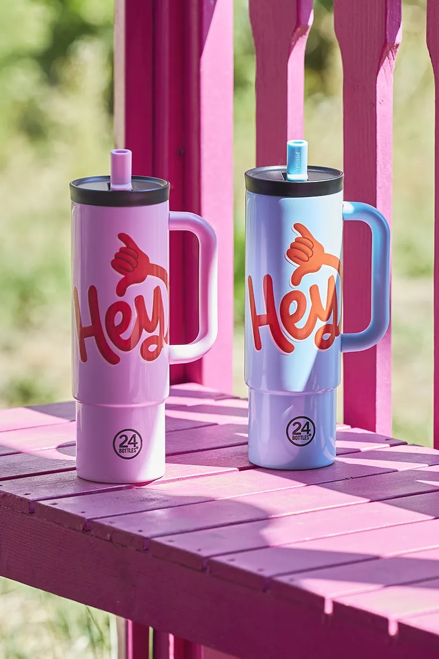 Termohrnek 24bottles Straw 800ml Blue