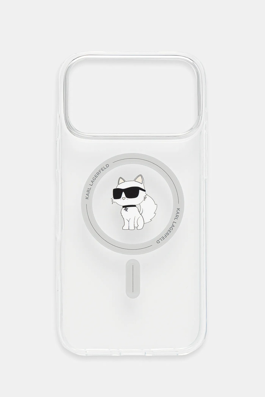 Karl Lagerfeld husă pentru telefon iPhone 17 Pro Max culoarea transparent, KLHMP17XHFCCNOT