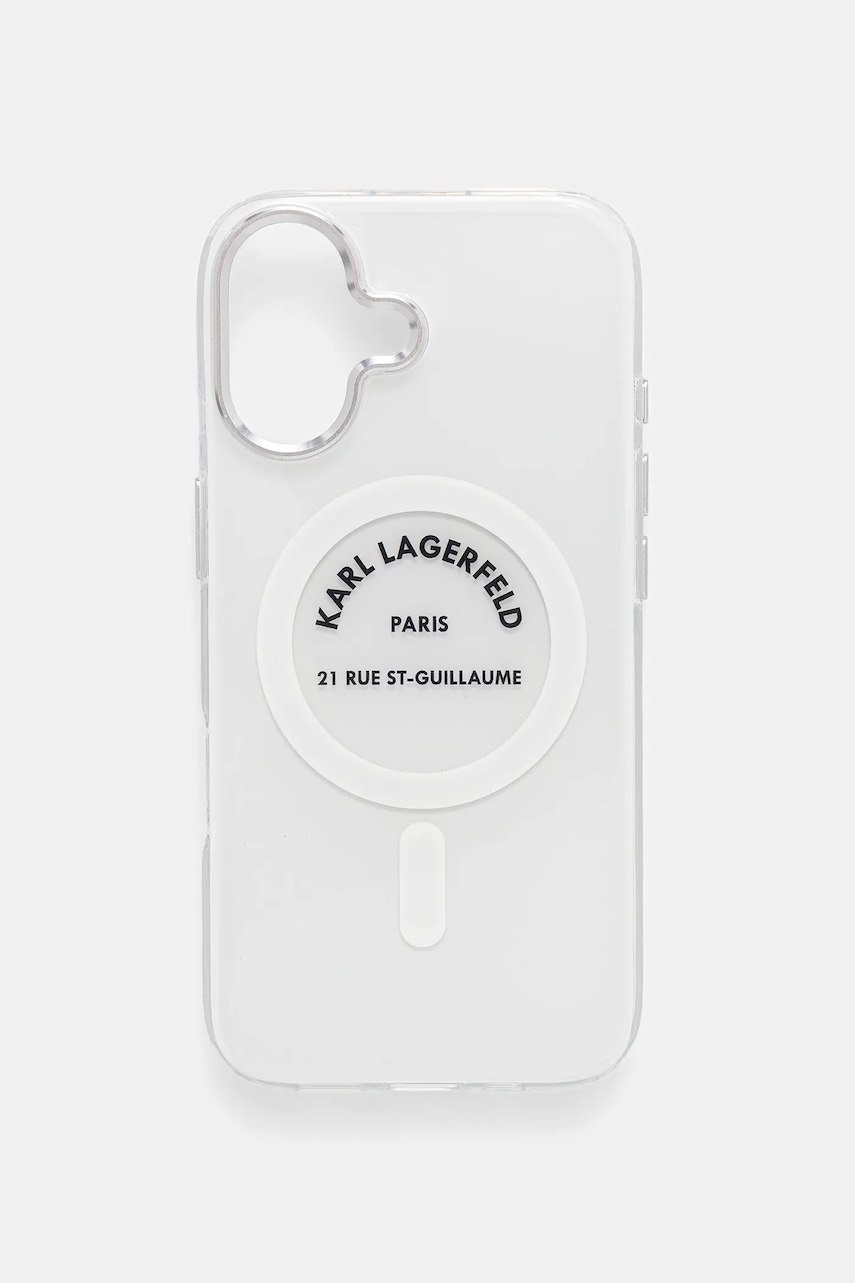 Karl Lagerfeld husă pentru telefon iPhone 17 culoarea transparent, KLHMP17SHKRSGPT