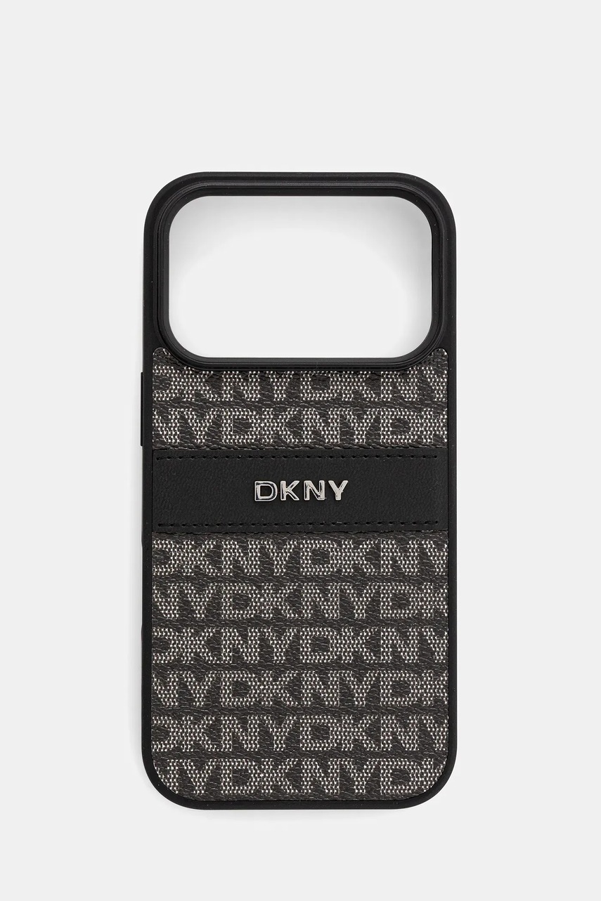 Levně Obal na telefon Dkny iPhone 17 Pro černá barva, DKHCP17LPRTHSLK