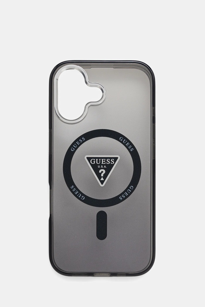 Levně Obal na telefon Guess iPhone 17 černá barva, GUHMP17SHGTMLCGK