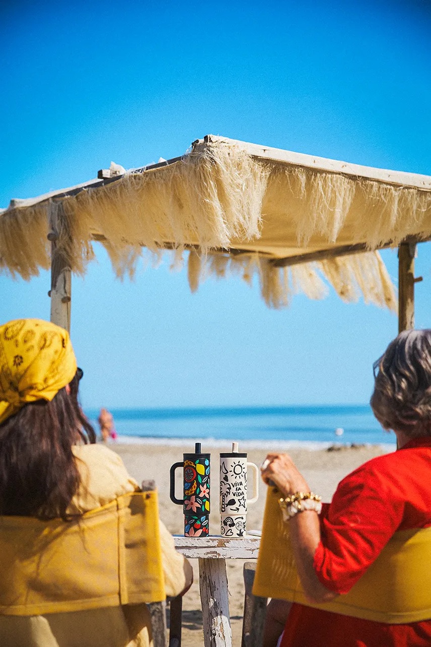 Μπουκάλι 24bottles Straw Cup 800 Tropical φωτογραφία