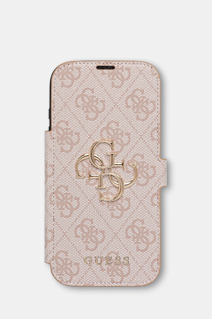Guess carcasă de telefon cu imitație de piele iPhone 17 Pro