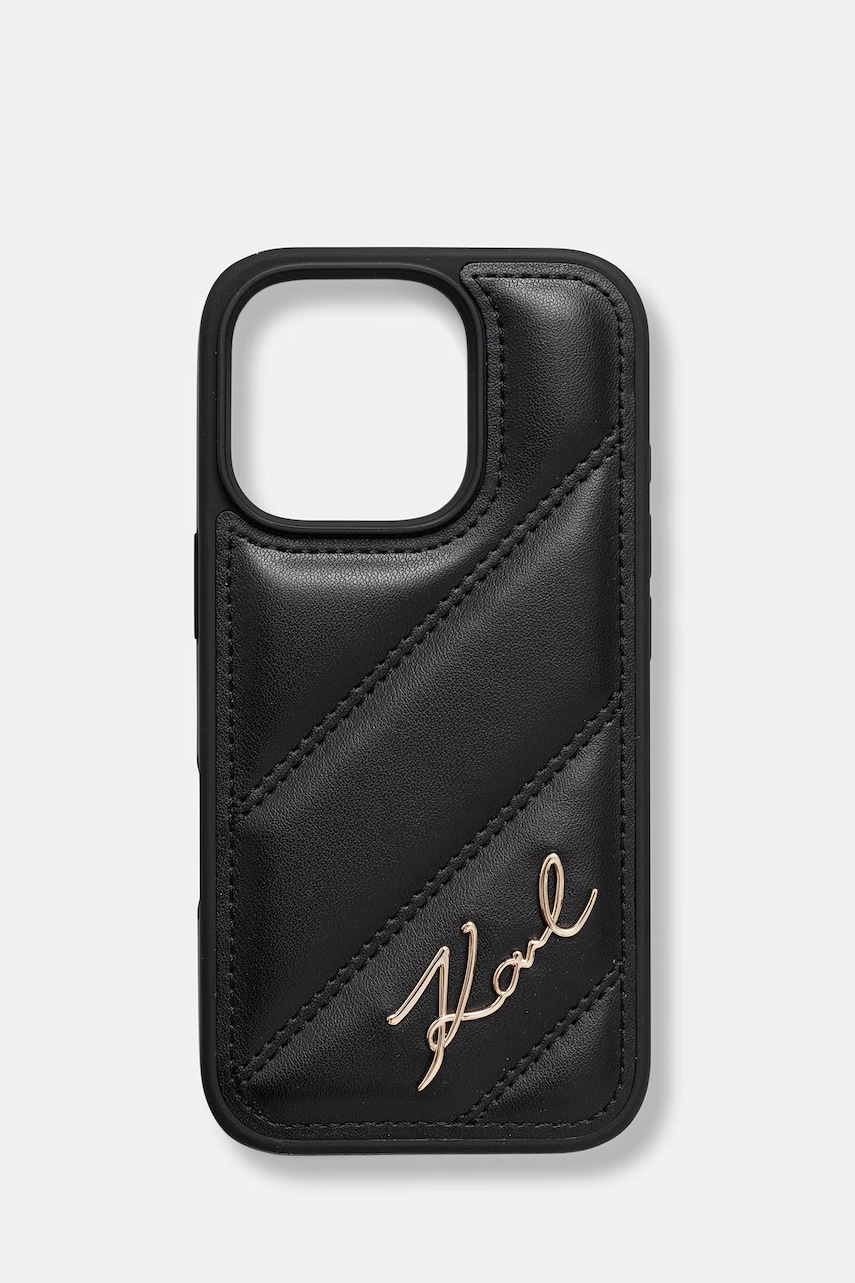 Karl Lagerfeld etui na telefon z imitacji skóry iPhone 16 Pro