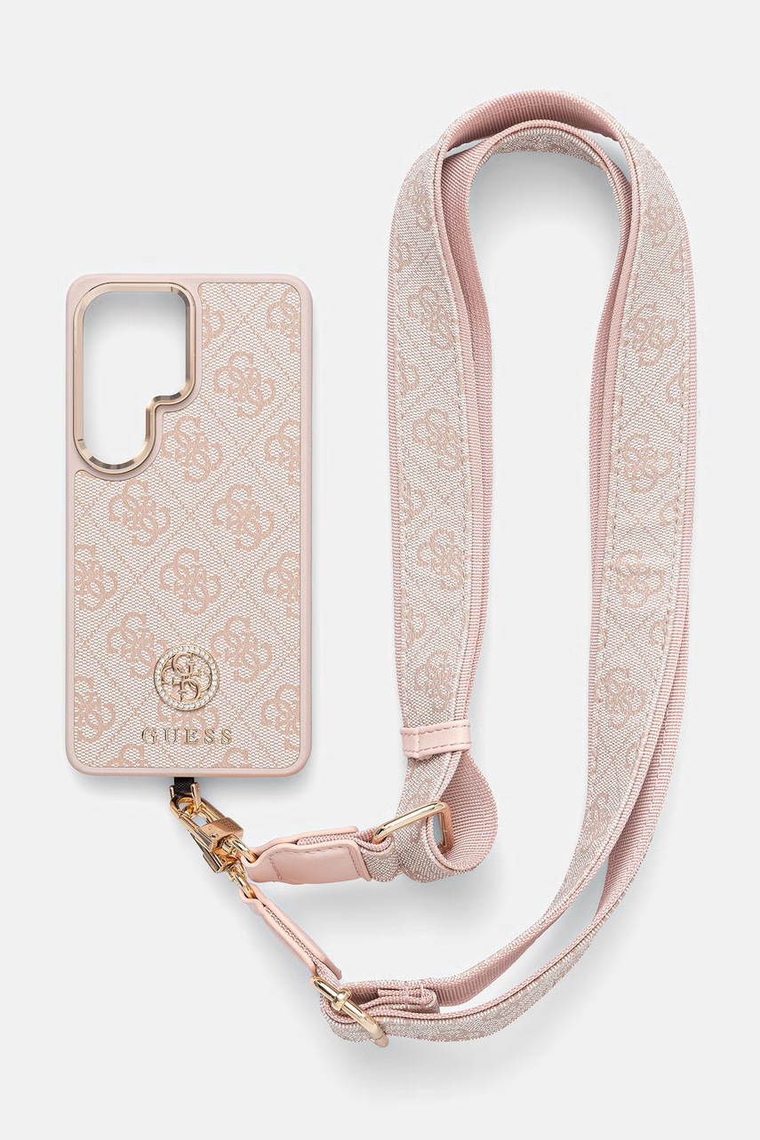 Guess θήκη τηλεφώνου Samsung Galaxy S26 Ultra GUHMS26LP4G4DCSP ροζ ONE SIZE