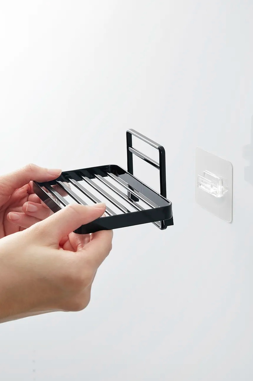 Θήκη σαπουνιού Yamazaki Tower χρώμα: μαύρο φωτογραφία