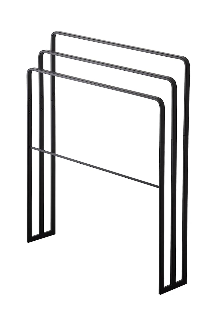 Yamazaki suport prosop Tower culoarea negru Yamazaki suport prosop Tower culoarea negru