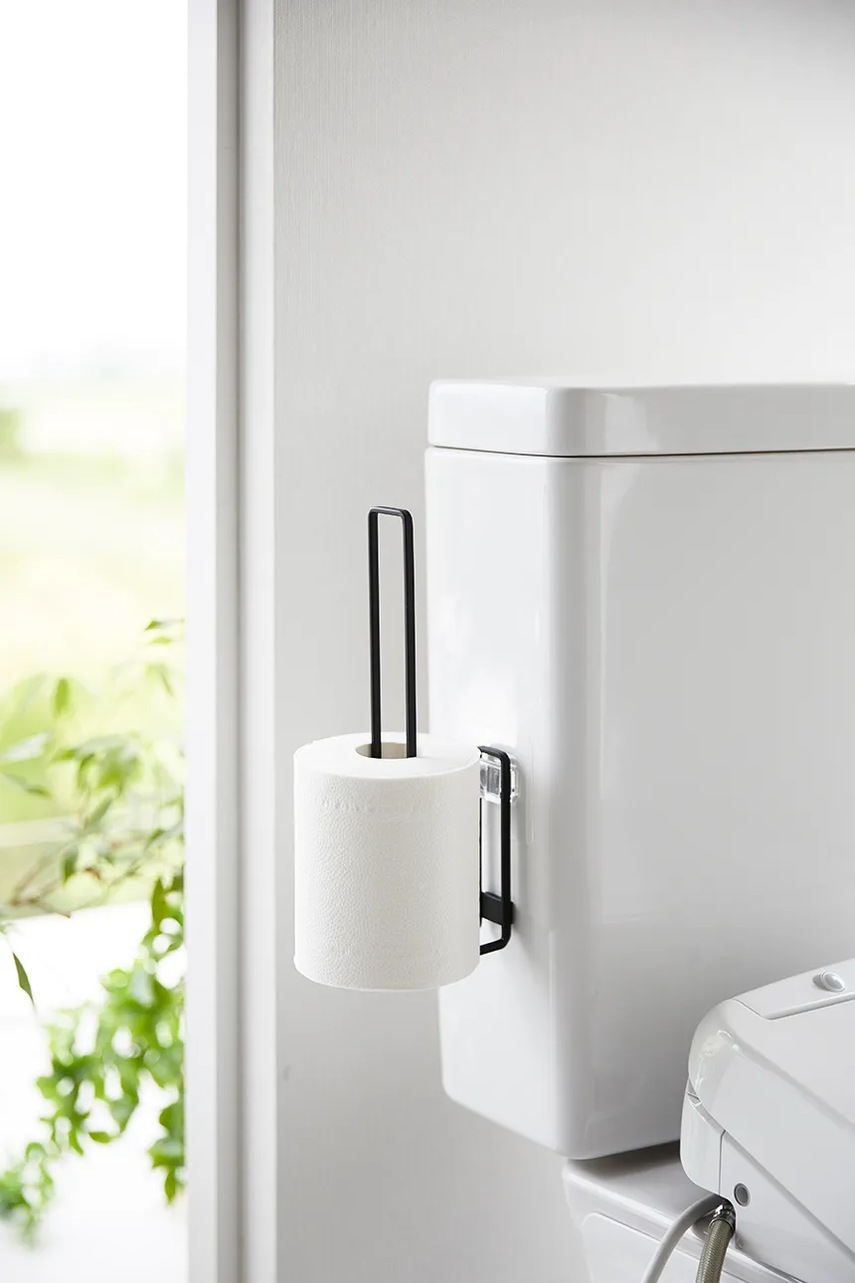 Θήκη για χαρτί υγείας Yamazaki Tower χρώμα: μαύρο φωτογραφία