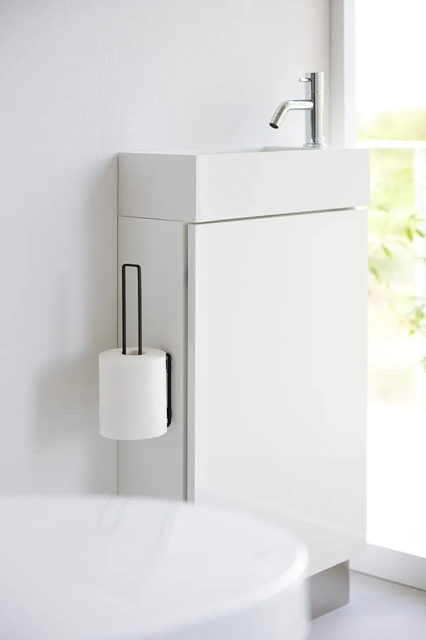 Θήκη για χαρτί υγείας Yamazaki Tower χρώμα: μαύρο φωτογραφία