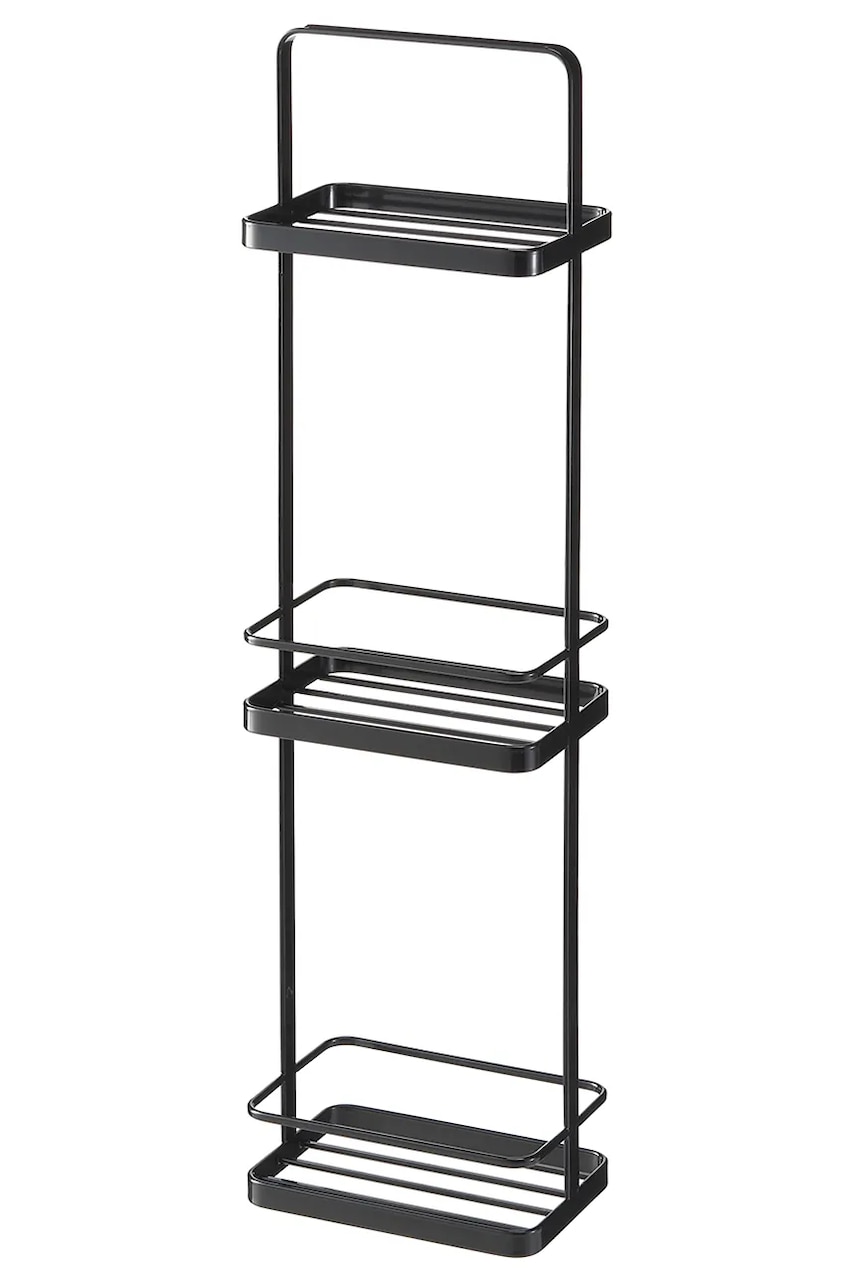 Yamazaki organizator de baie Tower culoarea negru Yamazaki organizator de baie Tower culoarea negru