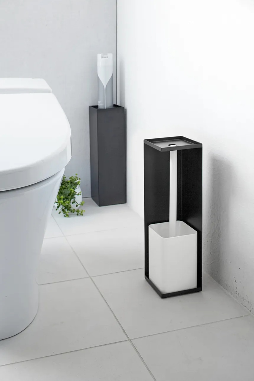 Δίσκος χαρτιού υγείας Yamazaki Tower χρώμα: μαύρο φωτογραφία