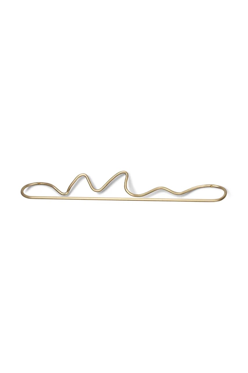 ferm LIVING suport prosop Curvature culoarea galben