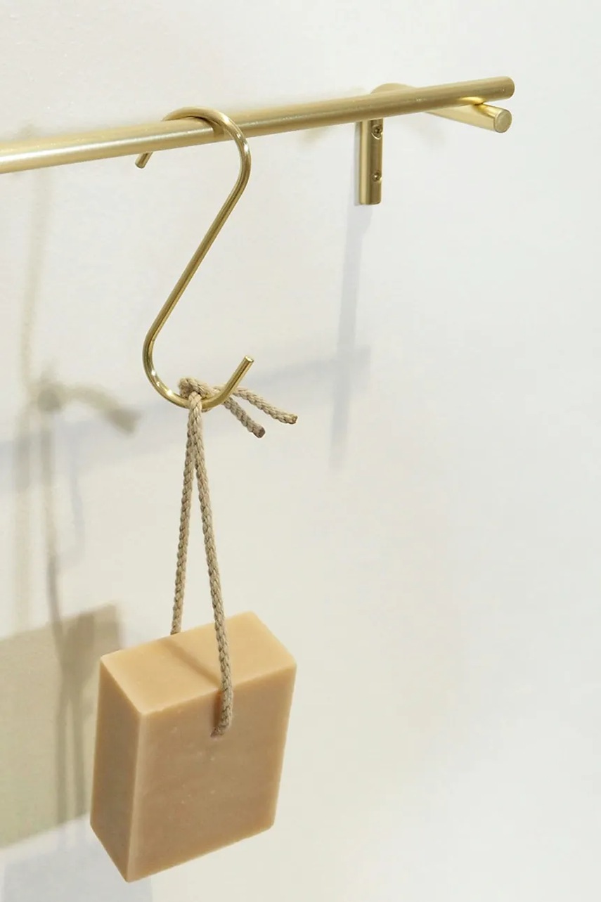 Ράγα πετσετών OYOY Pieni χρώμα: κίτρινο φωτογραφία