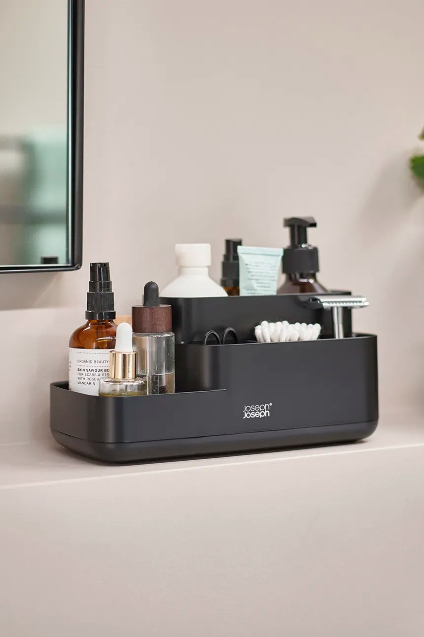Οργανωτής μπάνιου Joseph Joseph EasyStore L χρώμα: μαύρο φωτογραφία