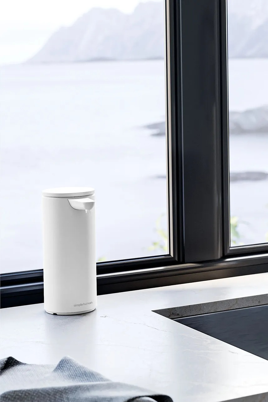 Dispenser σαπουνιού touchless Simplehuman 414 ml χρώμα: άσπρο φωτογραφία
