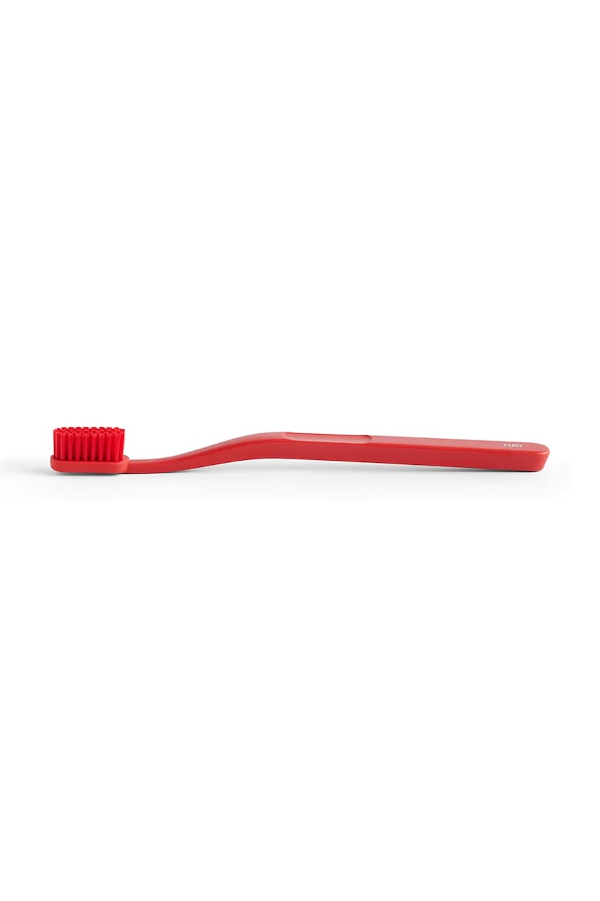 HAY periuţă de dinţi Tann 19 cm culoarea roșu