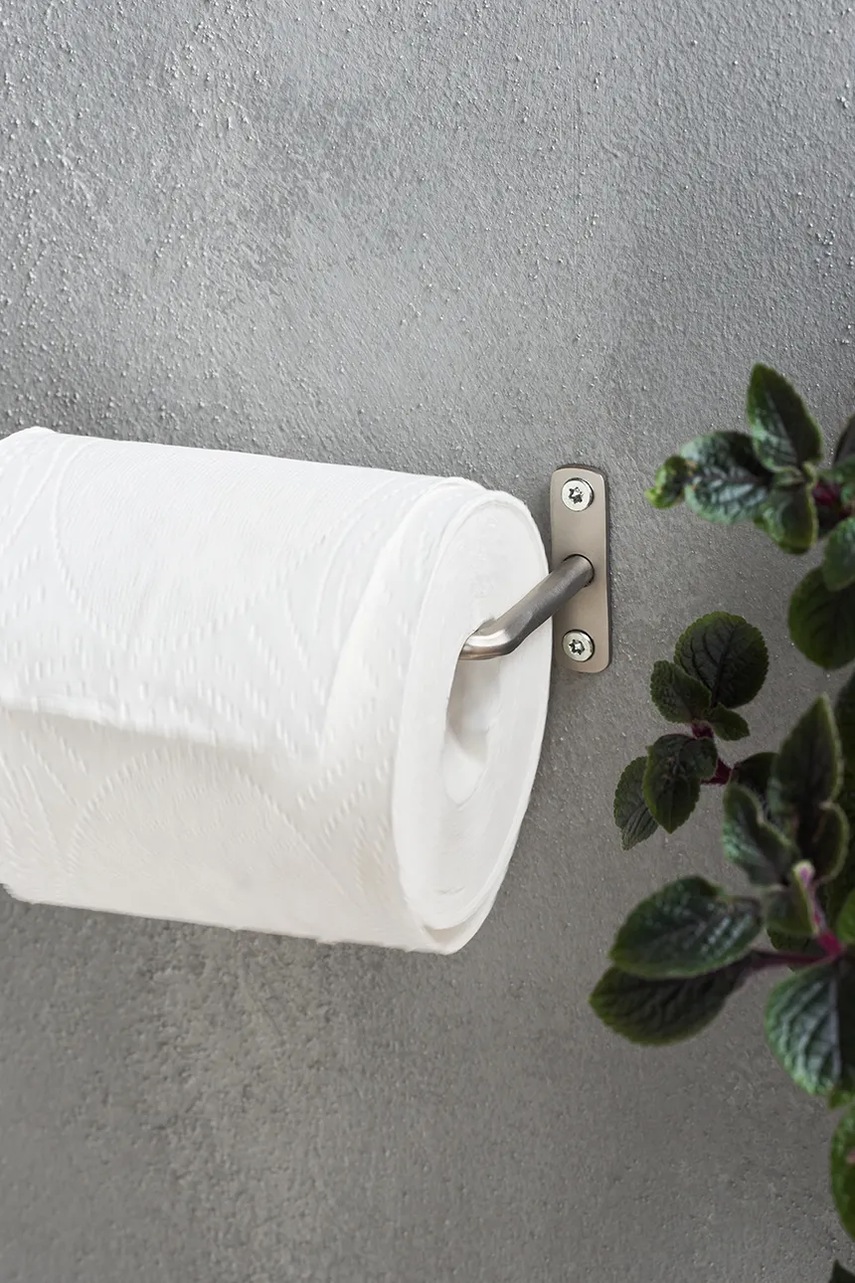 Θήκη για χαρτί υγείας House Doctor HDWelo 6 x 13 cm χρώμα: γκρι φωτογραφία